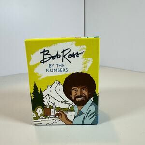 NEW Bob Ross Paint By Number 3 Mini Canvases + Paint + Easel Running Press